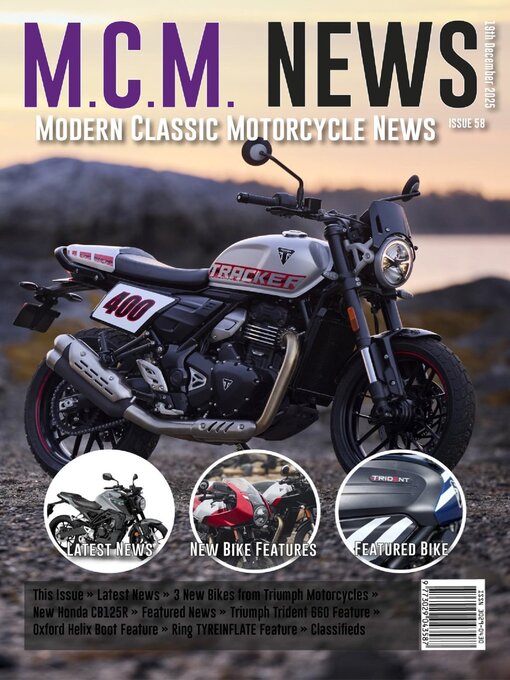 Title details for Modern Classic Motorcycle News by Modern Classic Motorcycle News - Available